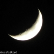 Měsíc, který jsem fotila bez stativu. Tudíž není v nejlepší kvalitě.